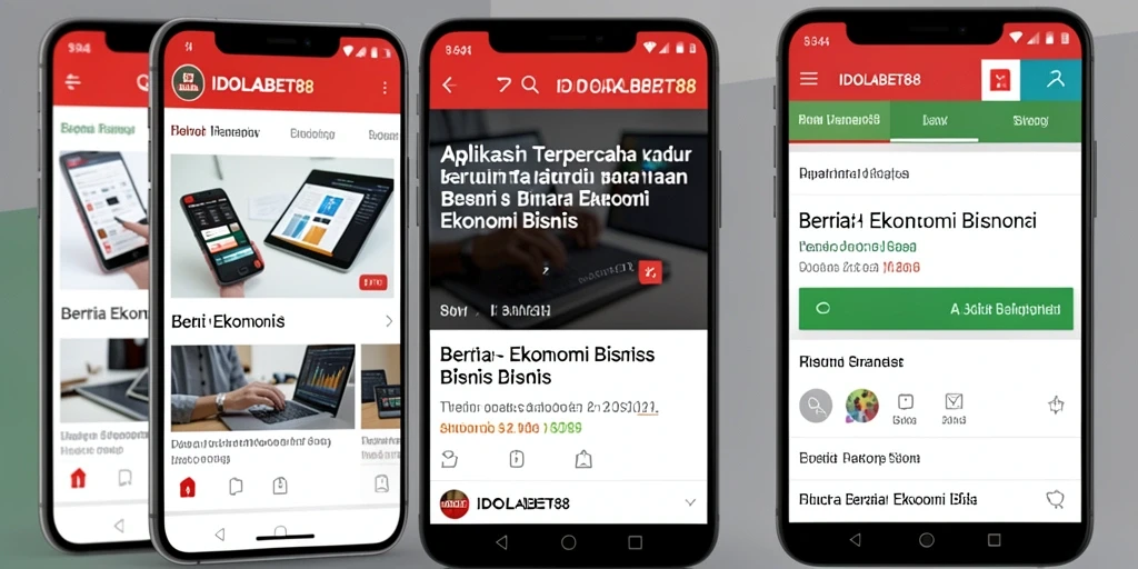 Antarmuka utama IDOLABET88 menampilkan berita ekonomi terbaru.