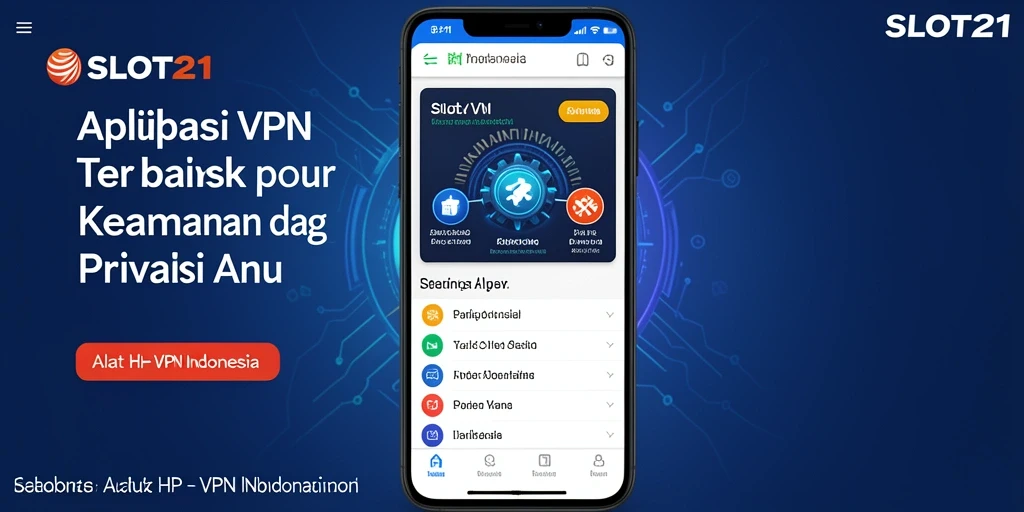 Antarmuka SLOT21 menunjukkan fitur VPN yang ramah pengguna.