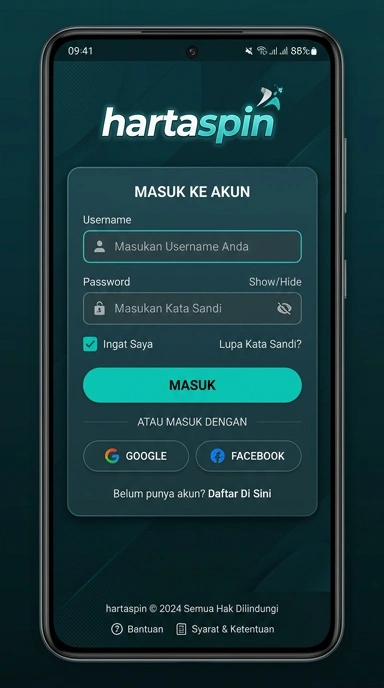 Panduan Login Akun Hartaspin untuk Pengguna Android